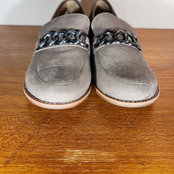 Sofft Leather Loafers Patent Pending Gray Women (8.5) - Picture 2 of 15